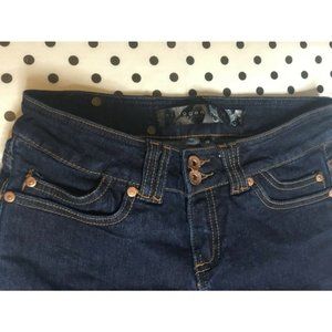 Nitrogen Signature Womens Blue Cotton Denim Bootcu